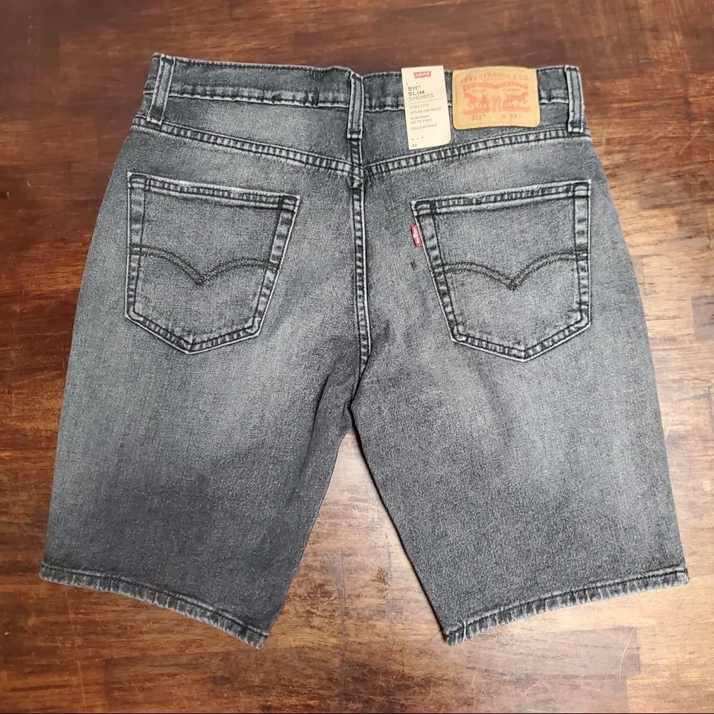 Sz VARIOUS levi jean shorts Gray